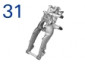 31 Front axle, front-wheel control