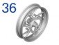 36 Räder mit Bereifung