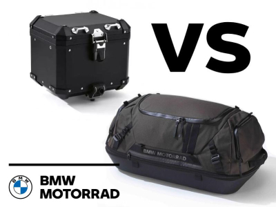 Bolsa trasera o baúl: ¿qué elegir para mi moto BMW?