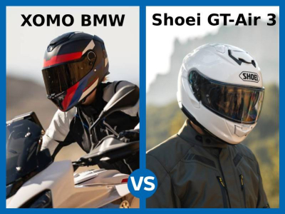 Casco BMW Xomo vs Shoei GT-Air 3: la comparación definitiva