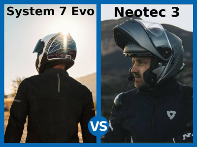  Comparación del casco BMW System 7 EVO y el Shoei Neotec 3